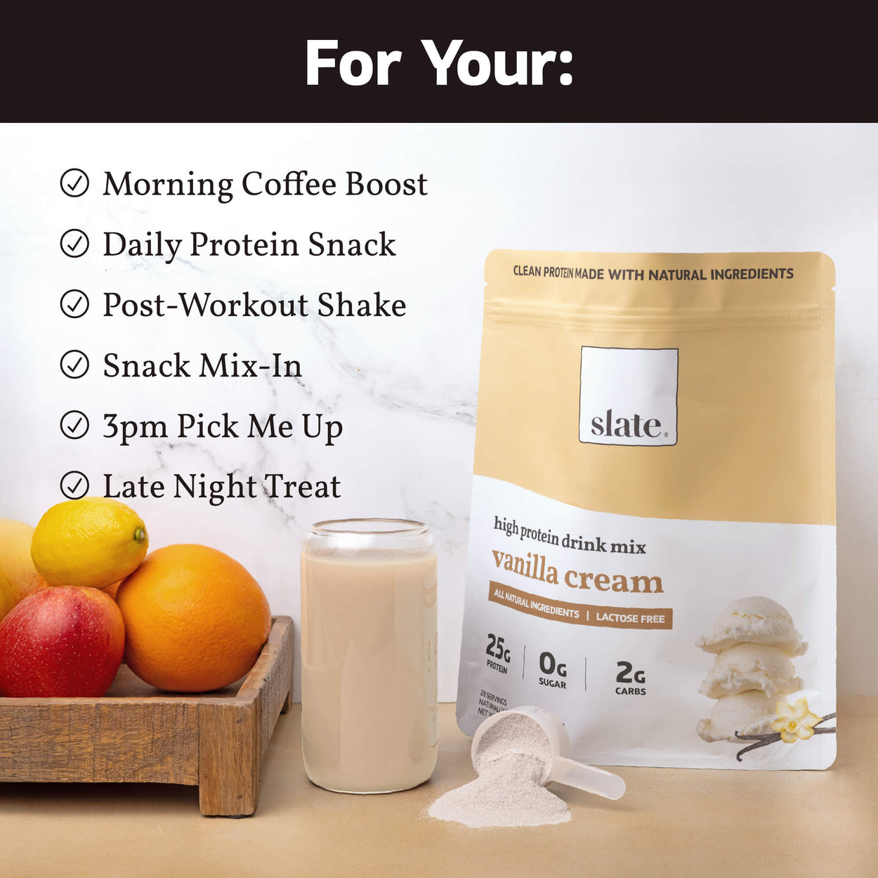 Vanilla Cream Drink Mix - Bulk Bag