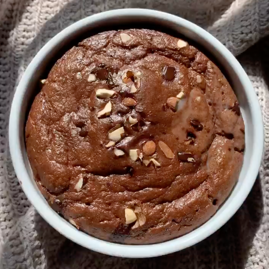 Melty Chocolate Almond Baked Oats Recipe