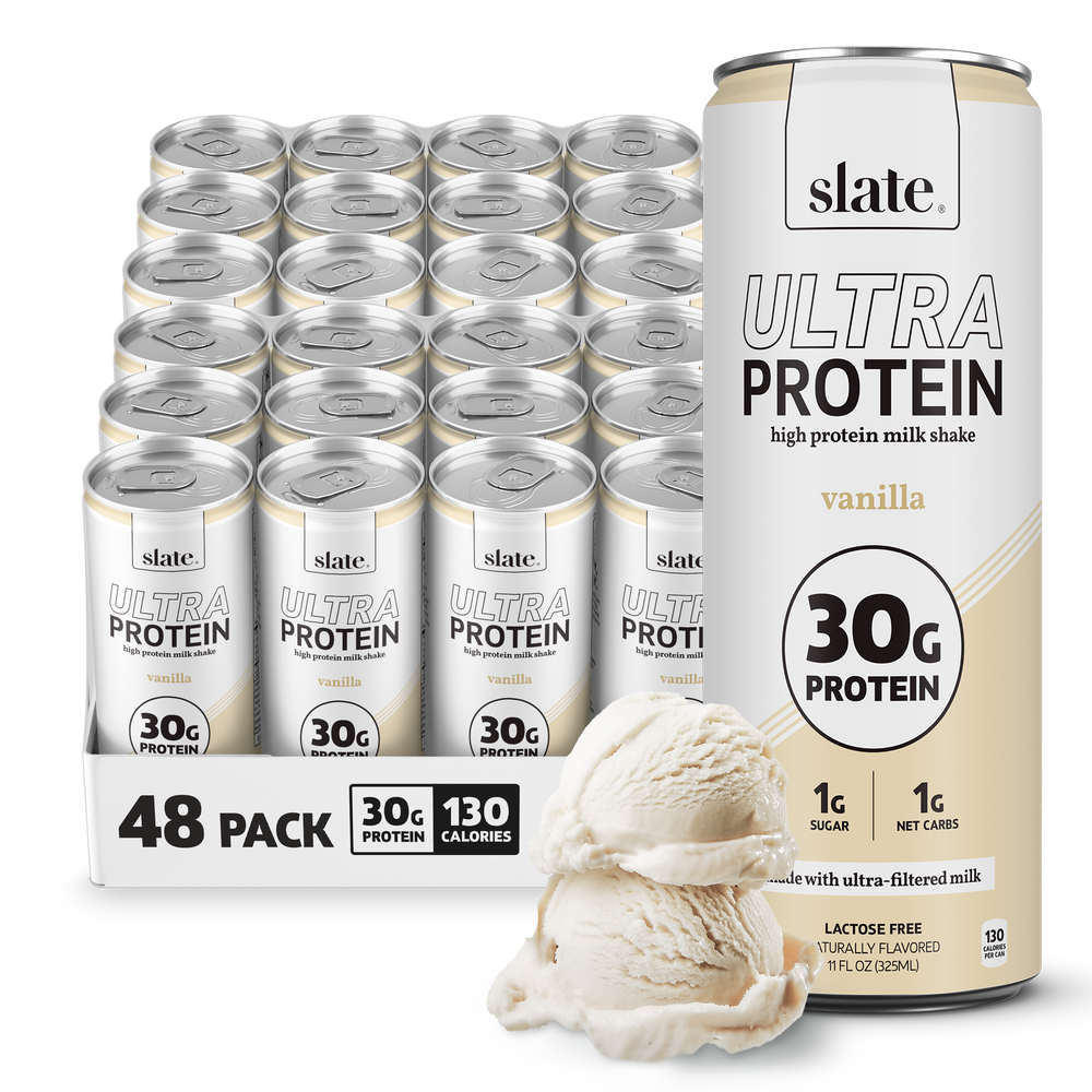 Protein Powder Ultra Vanilla 30G Ultra Protein Shake – Slate Milk