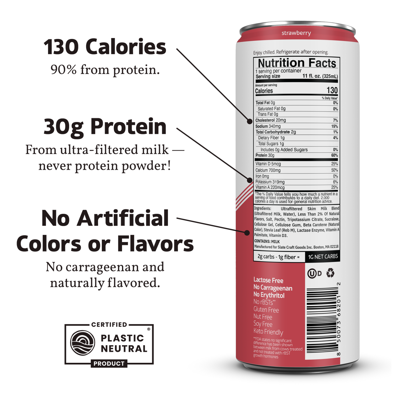 Strawberry 30G Ultra Protein Shake