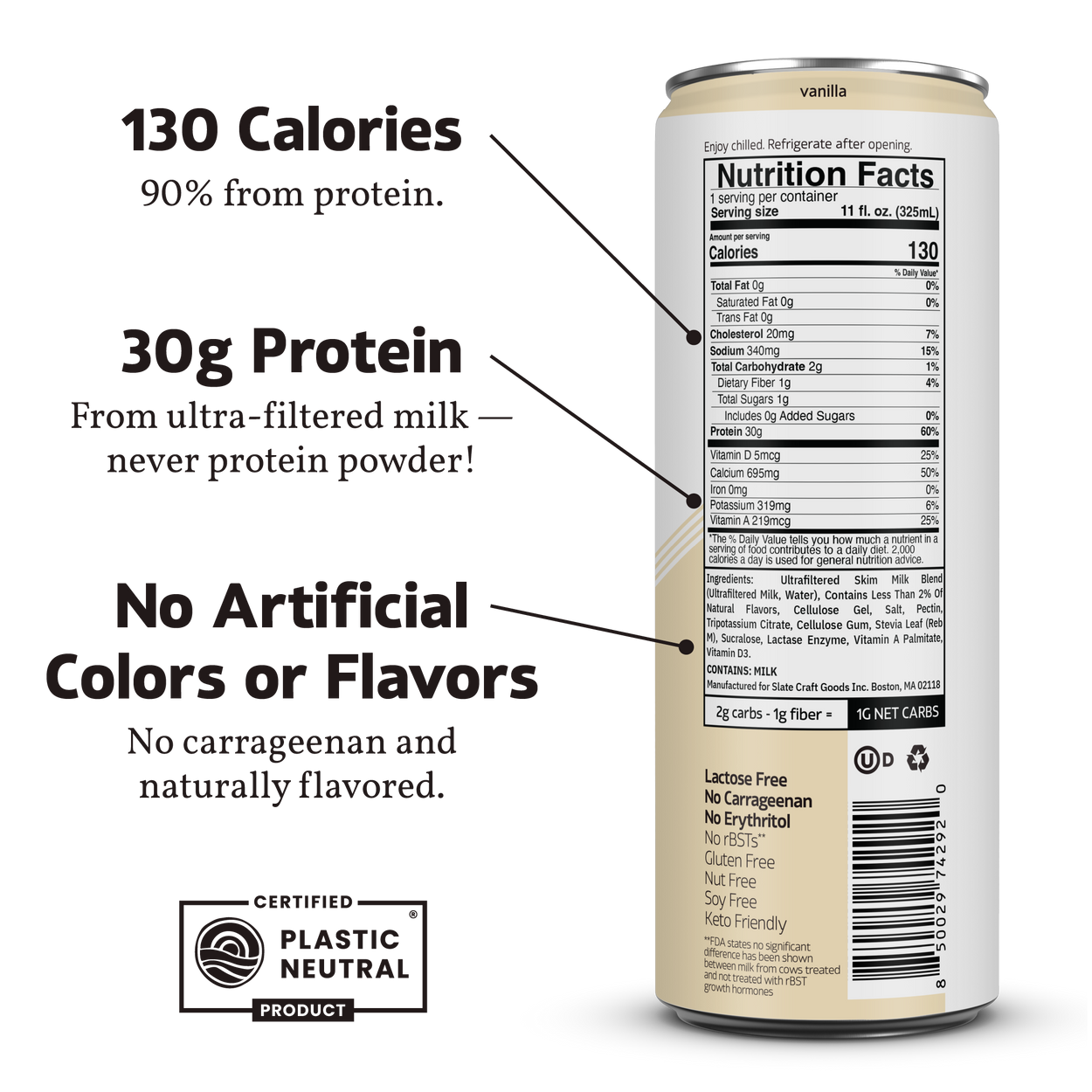 Vanilla 30G Ultra Protein Shake